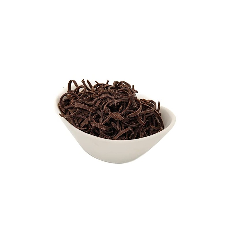 Dark Chocolate Spaghetti Curls, OliveNation Dark Chocolate Spaghetti Shavings for