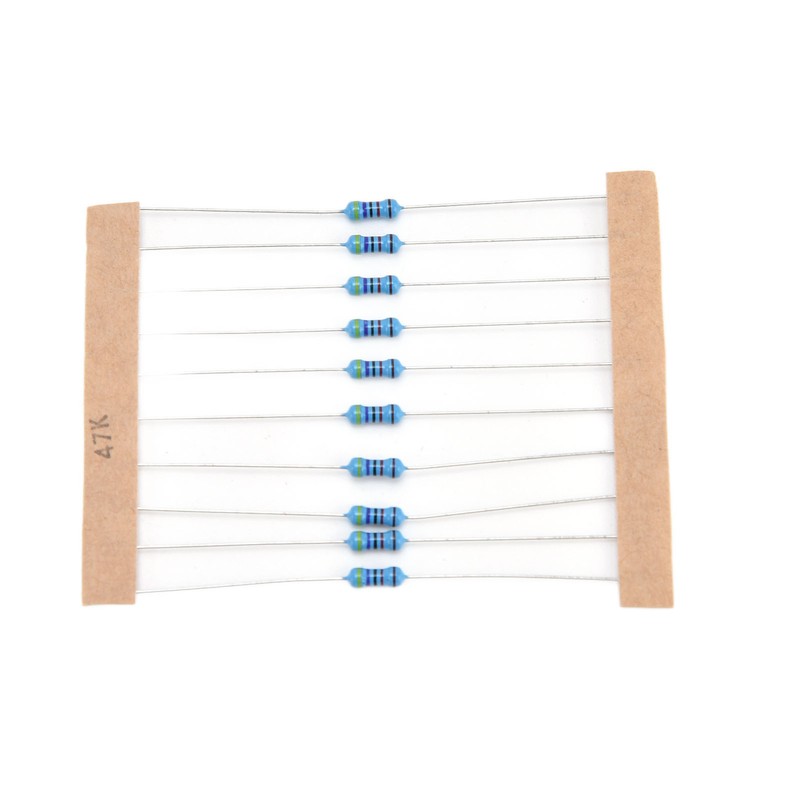 1450Pcs Metal Film Resistor Kit 145 Values Assortment 1~1MΩ 1/4W