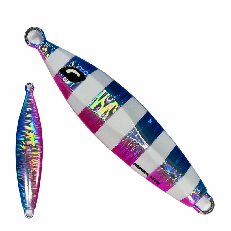 Haruka Slow Pitch Fishing Jigs, 100g, Set of 5, Glow-in-Dark,