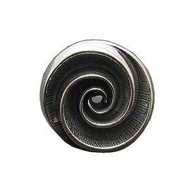 Sterling silver ring Spiral solid 925 R000823 Empress