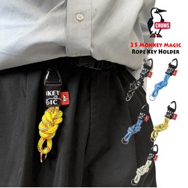 Chums CH62-2116 Monkey Magic Rope Key Holder 25, B001: Beige, Free size