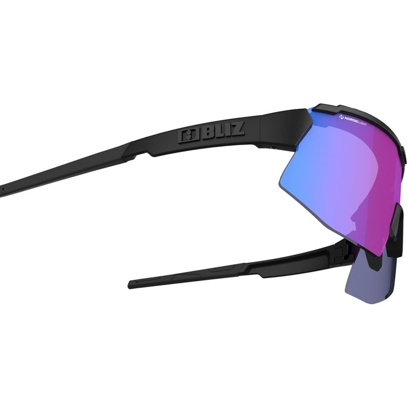 Bliz Hero Nordic Light Sports Glasses, Matt Black/Violet Blue Multi