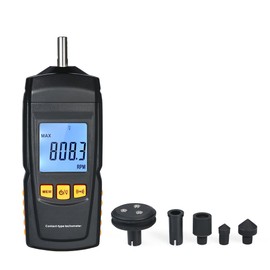 Digital Tachometer Handheld Contact Motor Tachometer LCD Speedometer Tach RPM Teste Electrical Machine Rotate Speed Meter for Motor Car Making