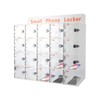 Cell Phone Storage Locker, 20 Slots Acrylic Material With Door