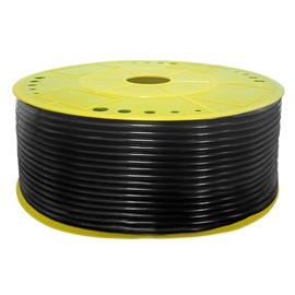 Joywayus 1/4" OD 557Ft Black Pneumatic Tubing Pipe PU Air Hose 170 Meter for Fluid Transfer or Air Line