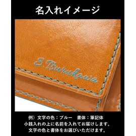 Golbe 1021 Italian Leather Bifold Wallet c/e (Name Engraved) Burgundy