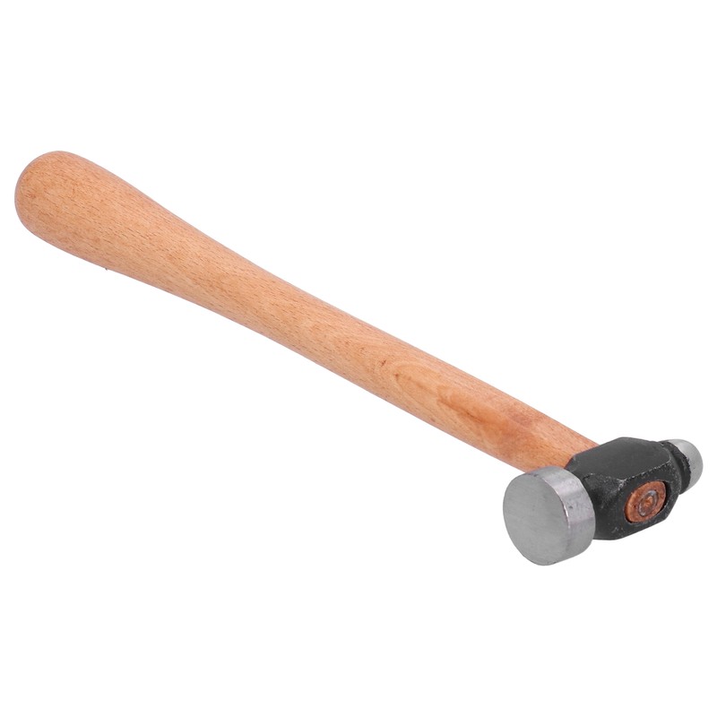 Wood Handle Ball Peen Hammer Household Jewelry Making Processing Round