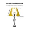 12x14x10" SLIP UNO FITTER Hardback Drum Lamp Shade Chocolate Burlap