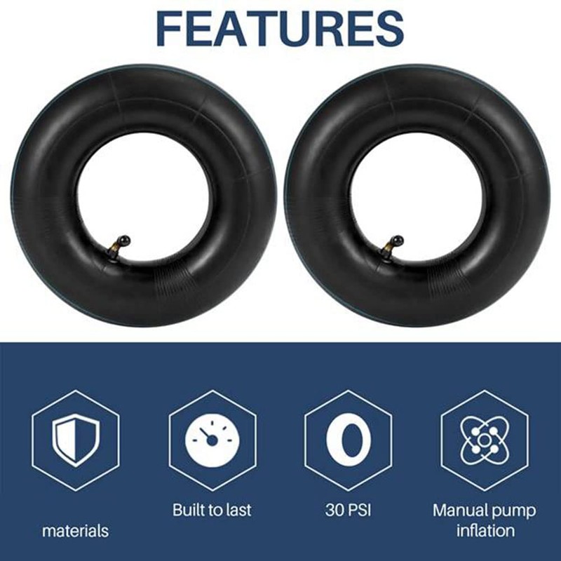 Gkikirty 2pcs 4.10/3.50-4 Inch Inner Tube Tire for Hand Truck,
