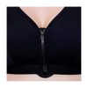 Gemm Ladies Black or White Zip Front Fastening Sports Bra