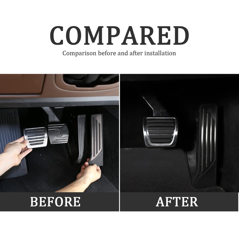 TOYCIDFG Pedals Cover Set Non-Slip Accelerator and Brake Pedals Cover