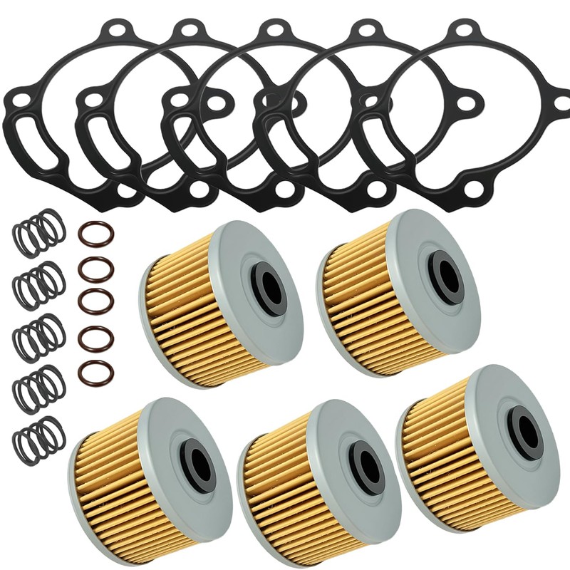 5 Pack Oil Filter & Gasket Kit for CBR 250R