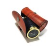 Smizzy 6" Handheld Brass Telescope with Leather Bag - Maritime