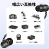 NCGGGY Microphone Cable, 360 Degree Rotating Right Angle XLR Cable,
