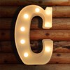 VITI - Letras con luces LED iluminadas para luz nocturna,
