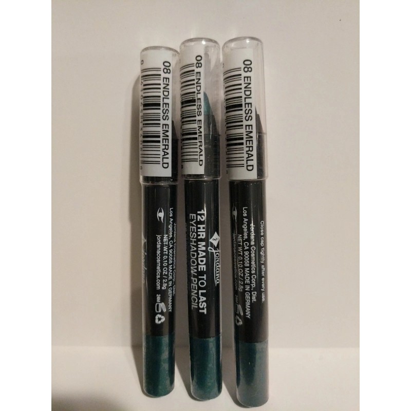 Jordana 12 Hr Eye Shadow Pencil 08 endless emerald, new