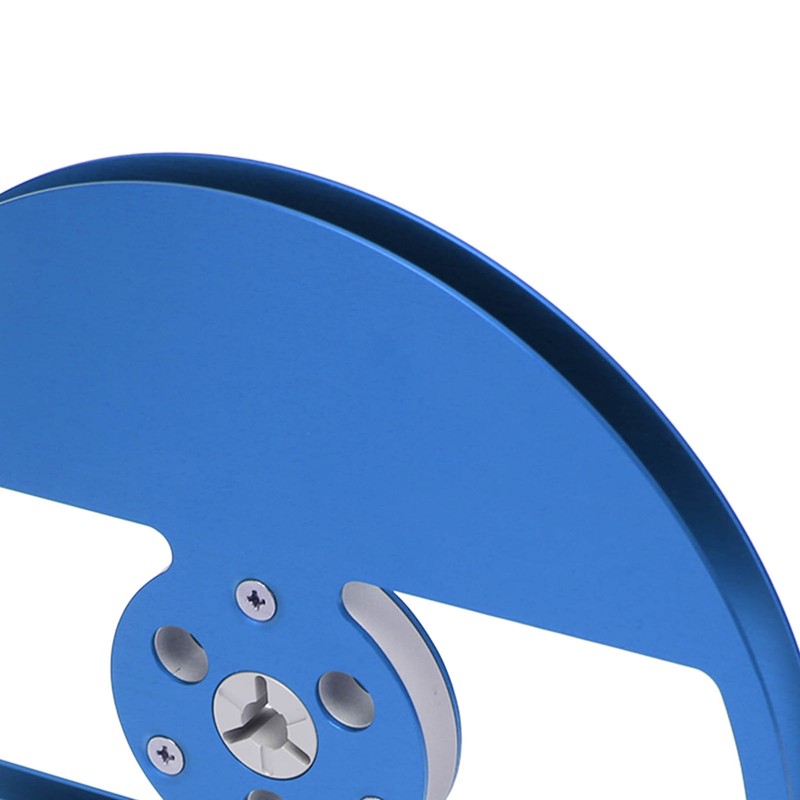 1/4 7 Inch Empty Tape Reel Aluminum Alloy 2 Holes