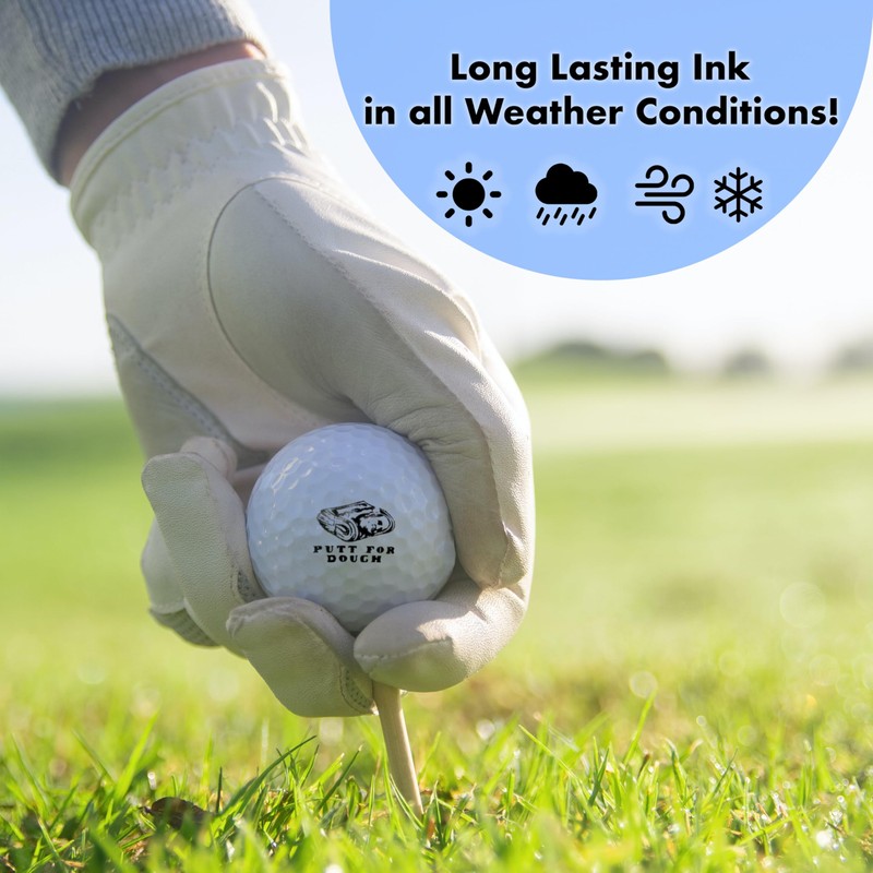 Ball Badge - Golf Ball Stamp, Self-Inking Golf Ball Stamper,