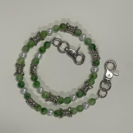 PINKPIN Thorn Bead Pants Chain Jeans Accessory with Lobster Clasp, Unisex Boho Punk Waist Chains for Men and Women