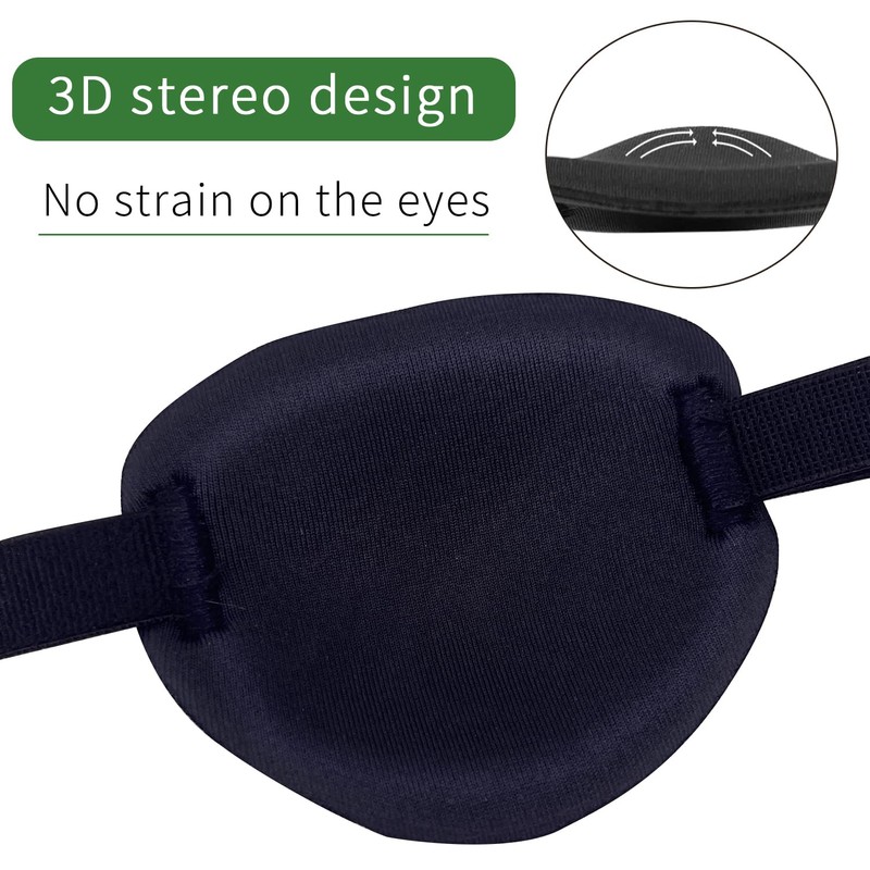 KOMIDK Single Eye Patch for Right Eyes Amblyopia Lazy Eye