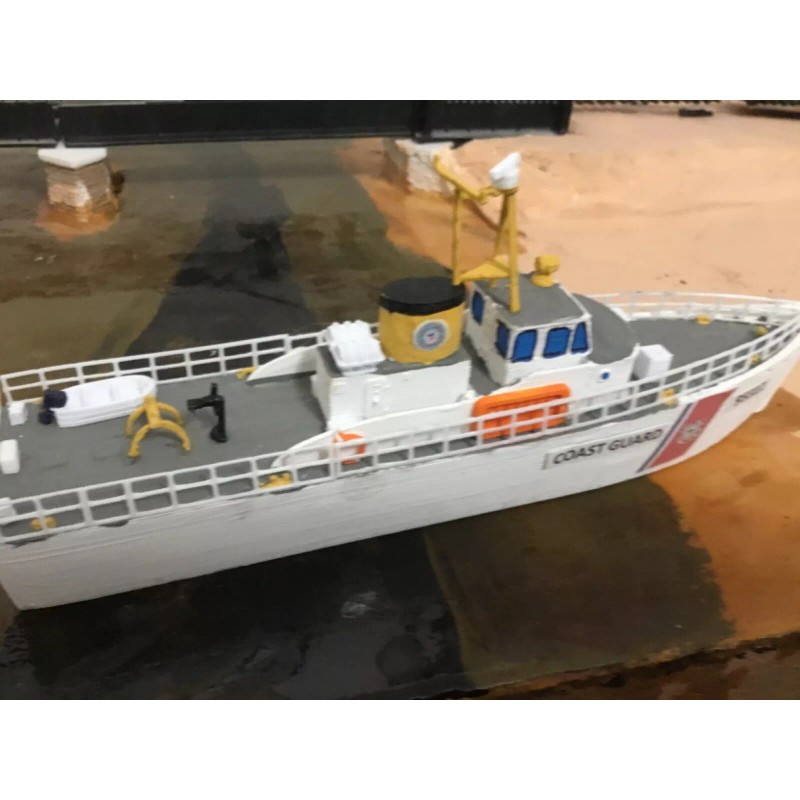 "Handmade" N scale U.S. Coast Guard 95 Foot Cutter ship