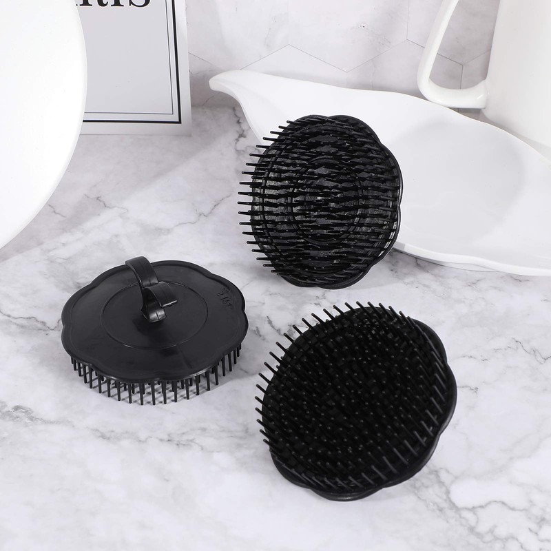 Frcolor Shampoo Brush Scalp Shower Massage Comb Pack of 4