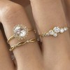 Gold Rings for Women Set Dainty 14K Trendy Gold Plated