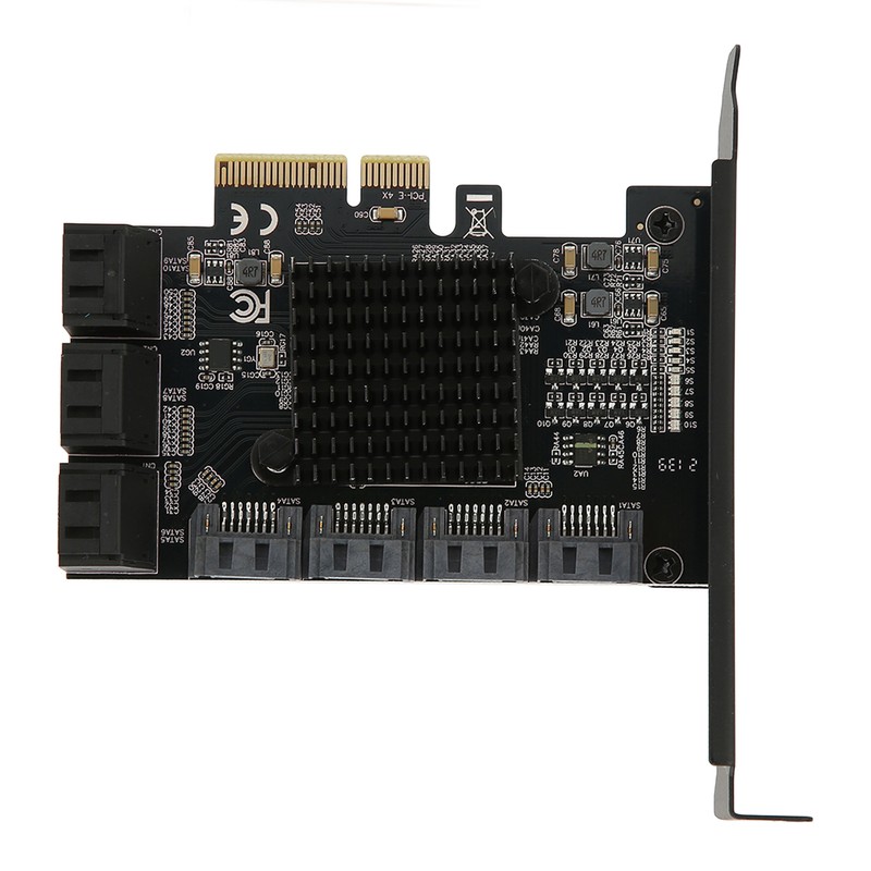 Adapter Card 6Gbps PCIE 4X to 10 Ports SATA3.0 Multi