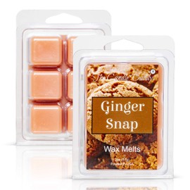 Ginger Snap - Crisp Ginger Cookie Scented Melt- Maximum Scent Wax Cubes/Melts- 1 Pack -2 Ounces- 6 Cubes Gift for Women, Men, BFF, Friend, Wife, Mom, Birthday, Sister, Daughter, Long Lasting Wax Tart