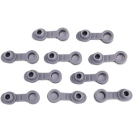 10Pcs Grey Universal Silicone Sealing Bottle Straw Hole Grommets Stopper Lids Straw Plug Replacement Tumber Thermos Cup, Wine Stoppers and Pourers Kitchen Utensils and Gadgets (20/30OZ)