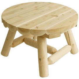 Cedarlooks 1100009 Log Round Coffee Table