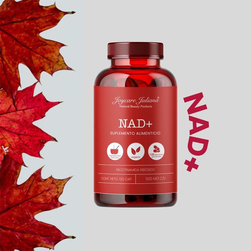 NAD+ 120 Cápsulas, Suplemento Alimenticio, Nicotinamida Adenina Dinucleótido, Joycare Juliana