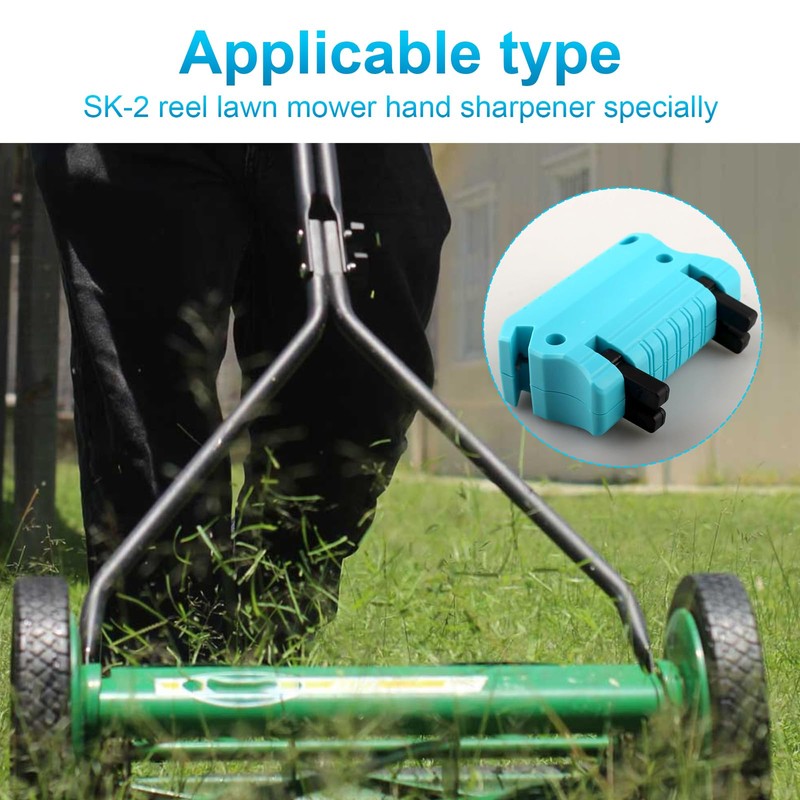 Niahm Manual Reel Mower Blade Sharpener for Push Mower, Reel