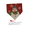 Mikinona Tablecloth for Christmas Party Snowman Theme Comfortable Material Xmas
