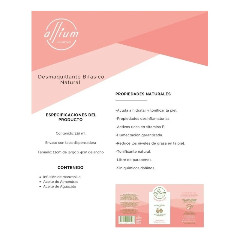 Tónico Facial De Rosas Y Hamamelis + Desmaquillante Bifásico