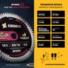 AMBOSS WERKZEUGE HM Circular Saw Blade, 165 x 20/16, Z60,