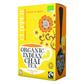 CLIPPER Organic Indian Chai Fairtrade 20bags (PACK OF 1)
