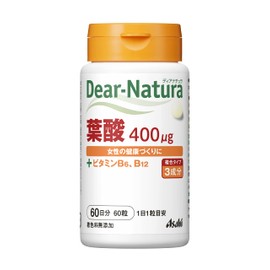Asahi Group Foods Dear Natura, Folic Acid, 60 Tablets