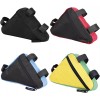 Unbranded Bicycle Triangle Bag Waterproof Bicycle Frame Front Tube Pouch