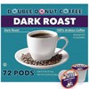 Double Donut Coffee Extra Bold Blend Dark Roast Coffee Pods,