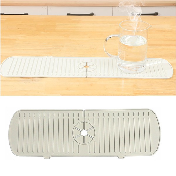 17inch Kitchen Sink Splash Guard Sink Faucet Mat Splash Guard