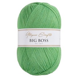 Utopia Crafts Big Boss 400 g Knitting & Crochet Yarn 1200 m (Leaf Green)