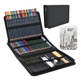 Set de Lápices para Dibujo y Boceto Picool de 96 Piezas
