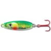 Northland FMS3-20 Forage Minnow Jig'n Spoon, 1/8-Ounce, Super-Glow Perch