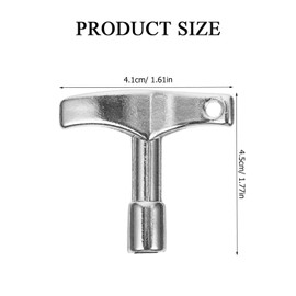 4Pcs Drum Tuner Key, Drum Wrenches Key Jazz Drum Accessories Tool Drum Key Tool Drum Tuning Key Drill Bit Drum Key Tuner for Acoustic and Electronic Drums (4 PCS)