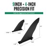ZLX Paddle Board Fins Replacement, Detachable Paddleboard Replacement Fins, Quick