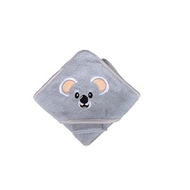 Babies and Kiddies Toalla de Baño para Bebé con Capucha Tela de Algodón Ultra Suave Absorbente y Cómoda - Toalla de Bebé Hipoalergénica de Animalitos (Koala) Medidas 74 x 74 cm