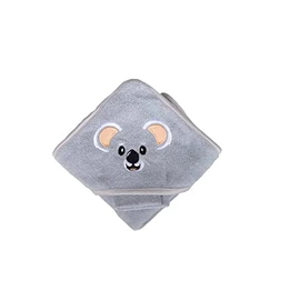 Babies and Kiddies Toalla de Baño para Bebé con Capucha Tela de Algodón Ultra Suave Absorbente y Cómoda - Toalla de Bebé Hipoalergénica de Animalitos (Koala) Medidas 74 x 74 cm