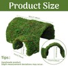 Hollima Reptile Tunnel Cave Hide, Handmade Shelter for Gecko Snake