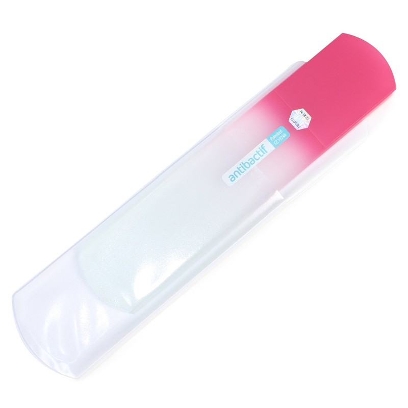 Brajek 82SYP183 Antibactif Glass Heel File Antibacterial Pink
